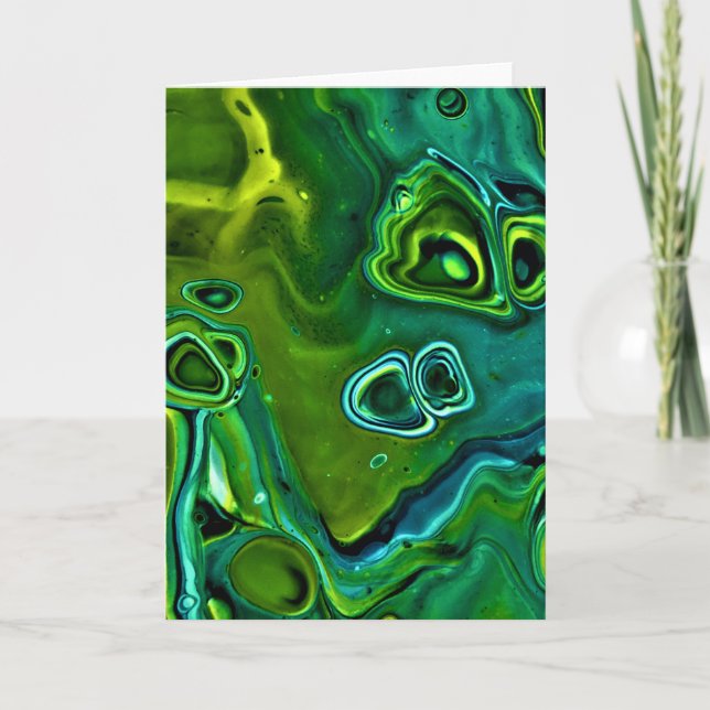 Abstrakte Farbstudie 250, Karte (Vorderseite)