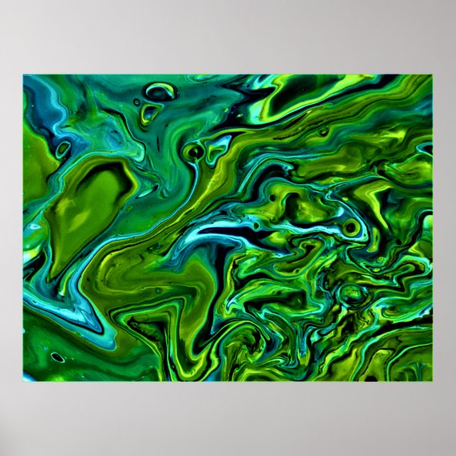 Abstrakte Farbstudie 251, Poster (Vorne)