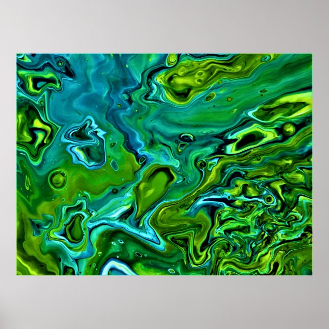 Abstrakte Farbstudie 252, Poster (Vorne)