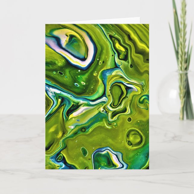 Abstrakte Farbstudie 253, Karte (Vorderseite)