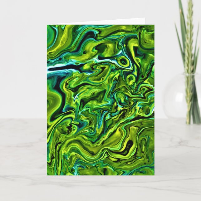 Abstrakte Farbstudie 254, Karte (Vorderseite)