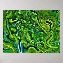 Abstrakte Farbstudie 254, Poster