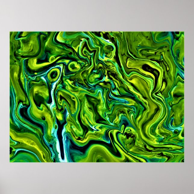 Abstrakte Farbstudie 254, Poster (Vorne)