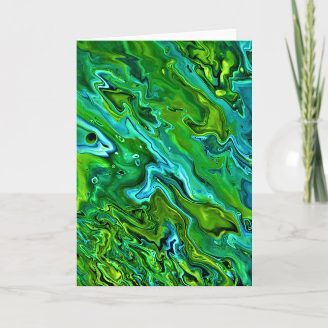 Abstrakte Farbstudie 255, Karte (Vorderseite)