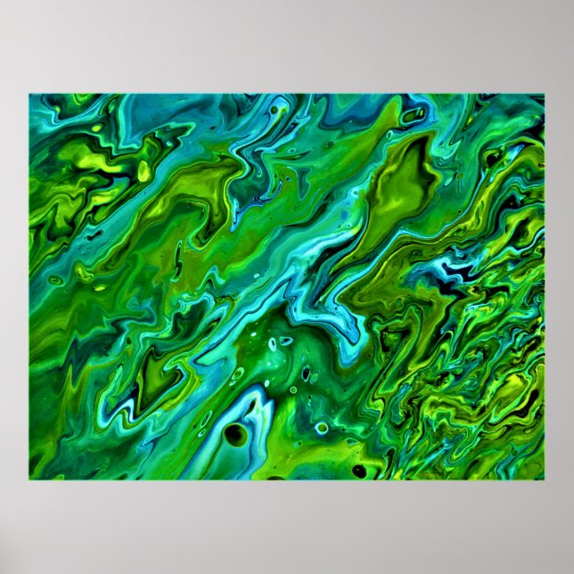 Abstrakte Farbstudie 255, Poster (Vorne)