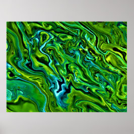 Abstrakte Farbstudie 256, Poster