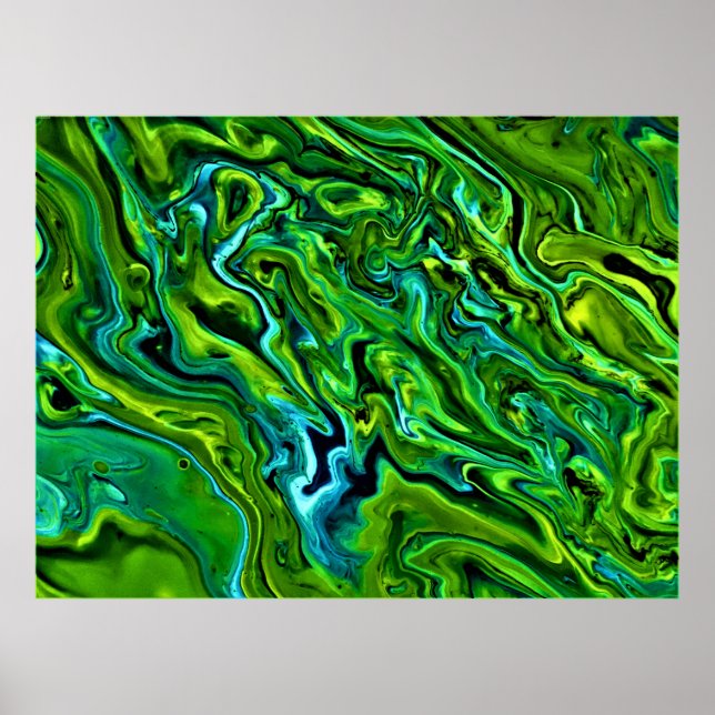 Abstrakte Farbstudie 256, Poster (Vorne)