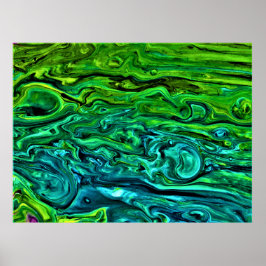 Abstrakte Farbstudie 258, Poster