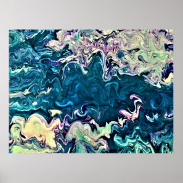 Abstrakte Farbstudie 260, Poster