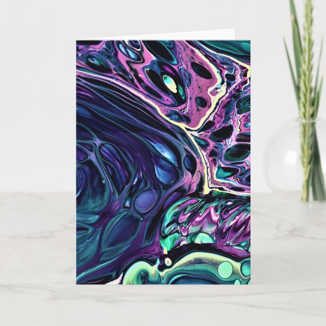 Abstrakte Farbstudie 271, Karte (Vorderseite)