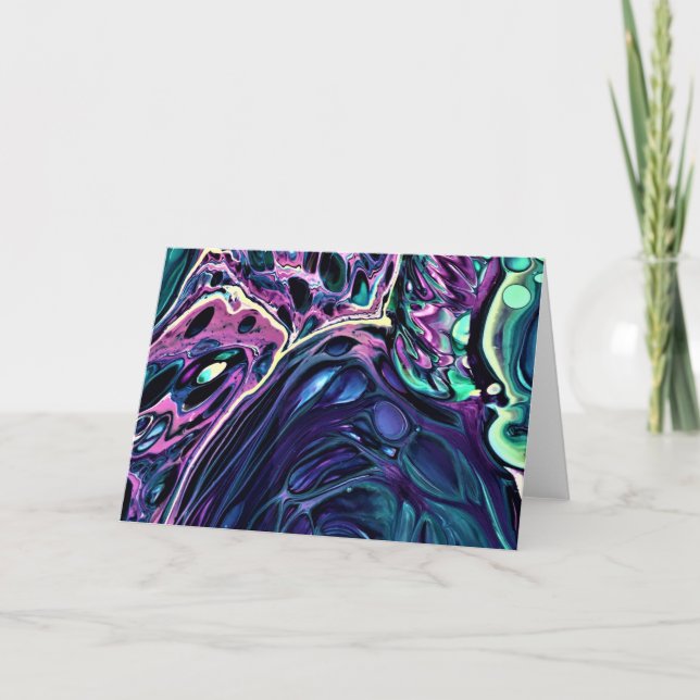 Abstrakte Farbstudie 271, Karte (Vorderseite)