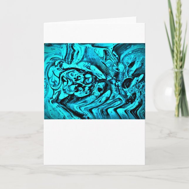 Abstrakte Farbstudie 27, Karte (Vorderseite)