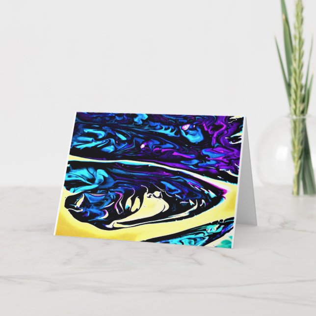 Abstrakte Farbstudie 281, Karte (Vorderseite)