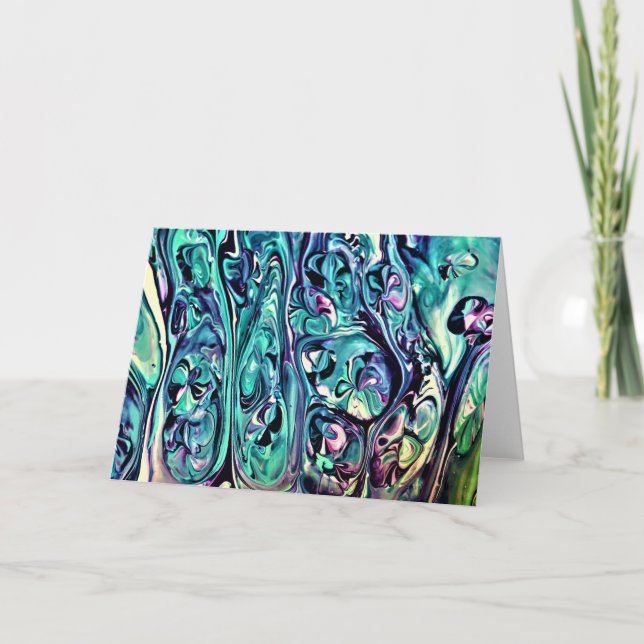 Abstrakte Farbstudie 282, Karte (Vorderseite)