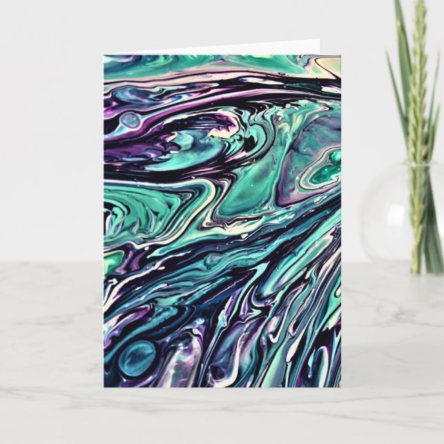 Abstrakte Farbstudie 286, Karte (Vorderseite)