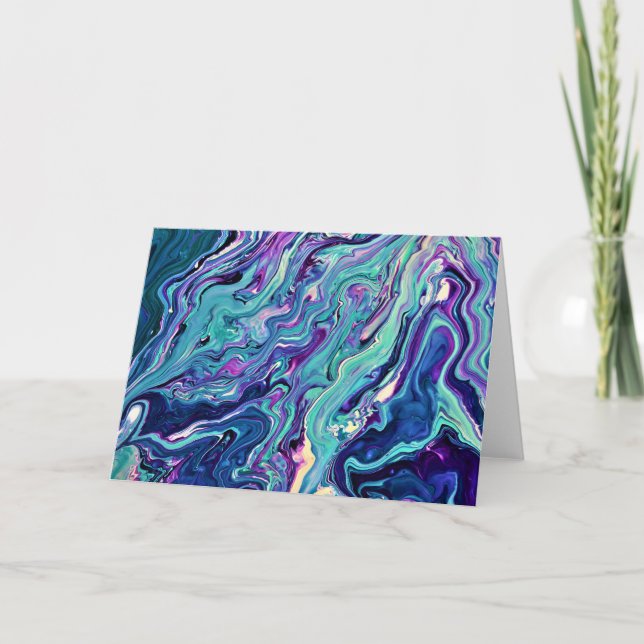 Abstrakte Farbstudie 288, Karte (Vorderseite)