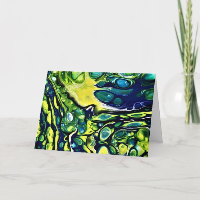 Abstrakte Farbstudie 304, Karte (Vorderseite)