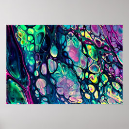 Abstrakte Farbstudie 304, Poster