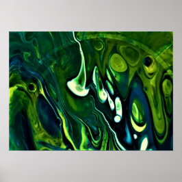 Abstrakte Farbstudie 309, Poster