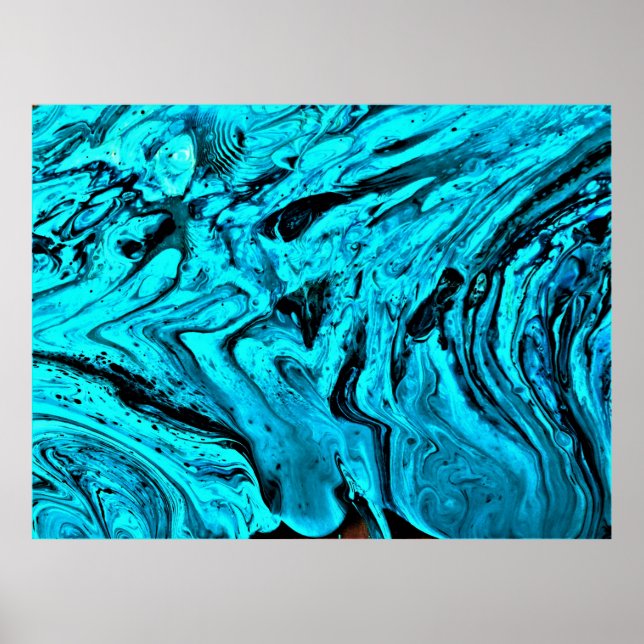 Abstrakte Farbstudie 30, Poster (Vorne)