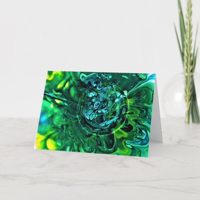 Abstrakte Farbstudie 310, Karte (Vorderseite)