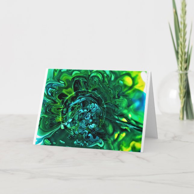 Abstrakte Farbstudie 310, Karte (Vorderseite)