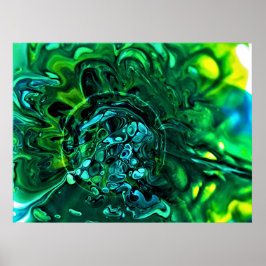 Abstrakte Farbstudie 310, Poster