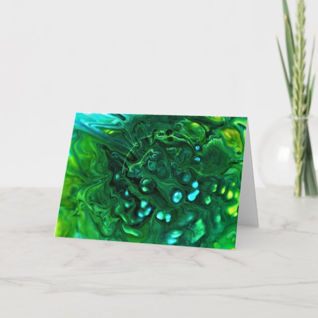 Abstrakte Farbstudie 312, Karte (Vorderseite)