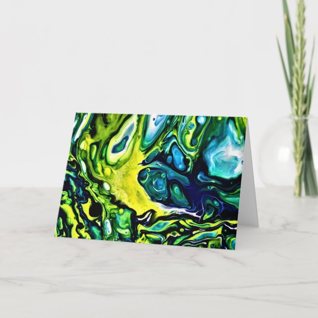 Abstrakte Farbstudie 313, Karte (Vorderseite)