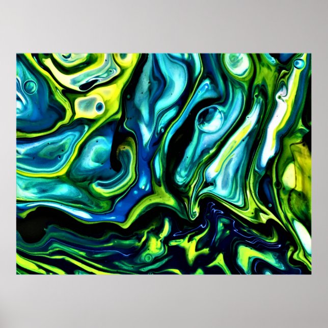 Abstrakte Farbstudie 315, Poster (Vorne)