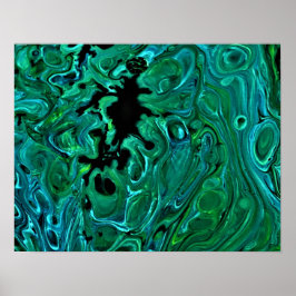 Abstrakte Farbstudie 321, Poster