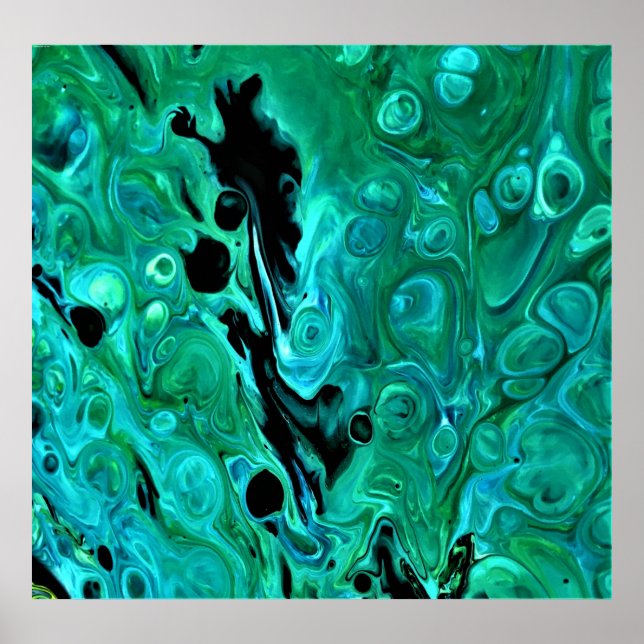 Abstrakte Farbstudie 322, Poster (Vorne)