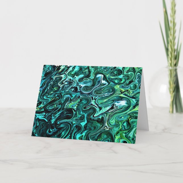 Abstrakte Farbstudie 326, Karte (Vorderseite)