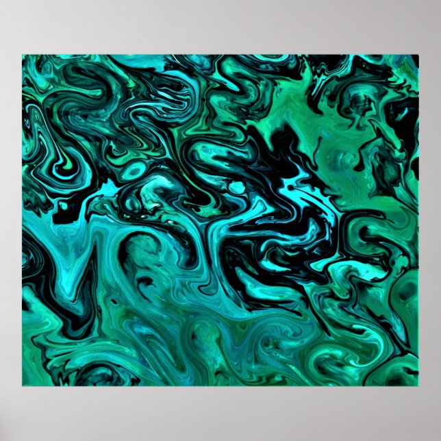 Abstrakte Farbstudie 328, Poster (Vorne)