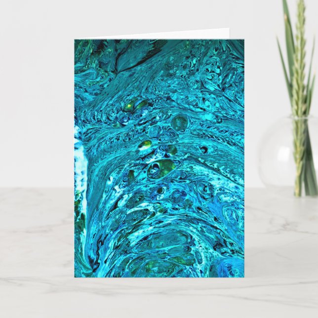 Abstrakte Farbstudie 32, Karte (Vorderseite)