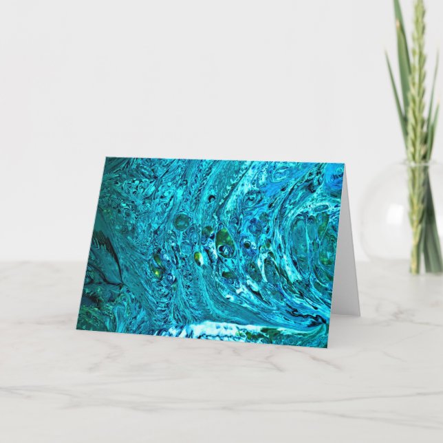 Abstrakte Farbstudie 32, Karte (Vorderseite)