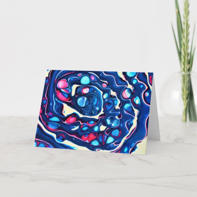 Abstrakte Farbstudie 331, Karte (Vorderseite)