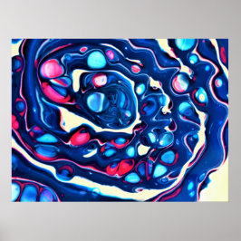 Abstrakte Farbstudie 331, Poster