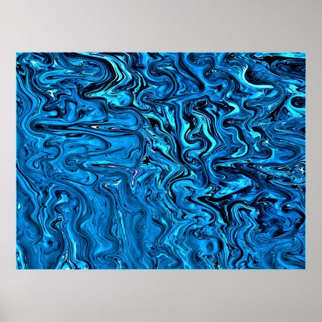 Abstrakte Farbstudie 338, Poster (Vorne)