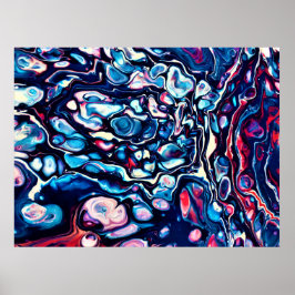 Abstrakte Farbstudie 339, Poster