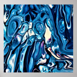 Abstrakte Farbstudie 342, Poster