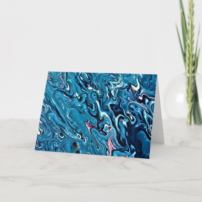 Abstrakte Farbstudie 350, Karte (Vorderseite)