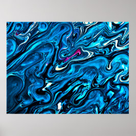 Abstrakte Farbstudie 352, Poster