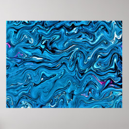 Abstrakte Farbstudie 355, Poster