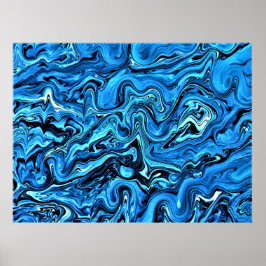 Abstrakte Farbstudie 356, Poster