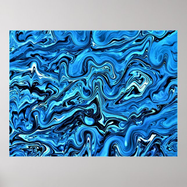 Abstrakte Farbstudie 356, Poster (Vorne)