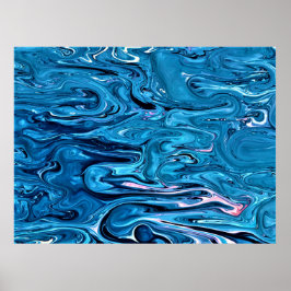 Abstrakte Farbstudie 358, Poster