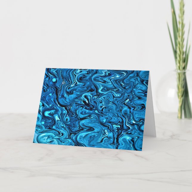 Abstrakte Farbstudie 360, Karte (Vorderseite)