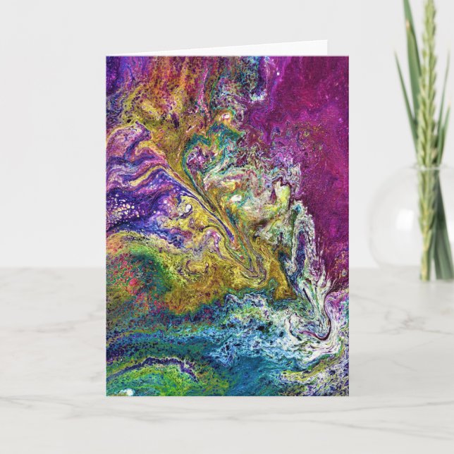 Abstrakte Farbstudie 36, Karte (Vorderseite)