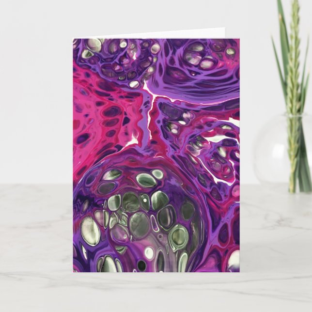 Abstrakte Farbstudie 371, Karte (Vorderseite)